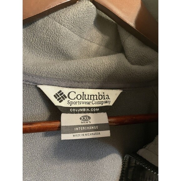 COLUMBIA Men’s Softshell Jacket Size XXL EUC Jet Suite Embroidered Company Logo - Picture 7 of 10